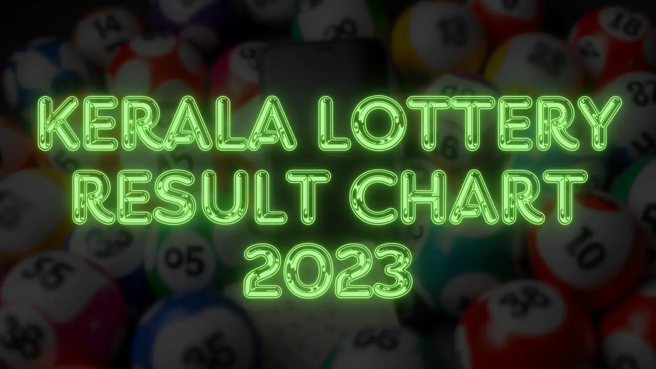 kerala lottery result chart 2023